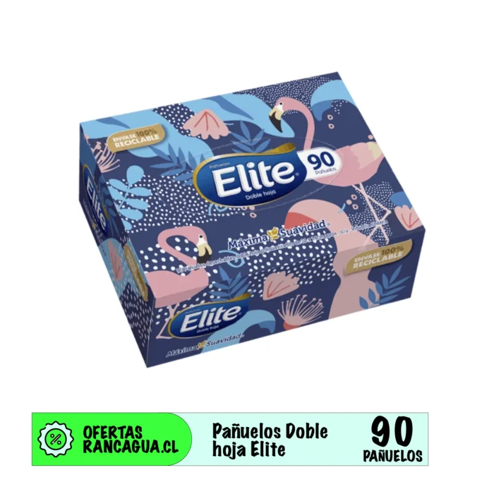 Pañuelos Desechables Elite - Caja 90un