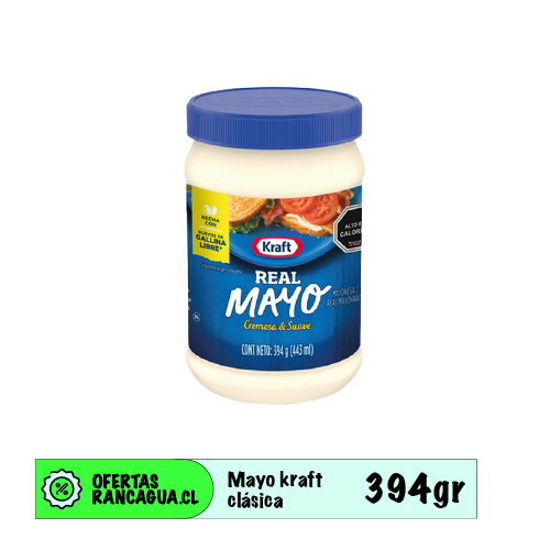 Mayonesa Kraft 394gr