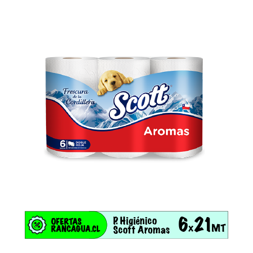 Papel Higiénico Scott - Aromas - 6x21MT