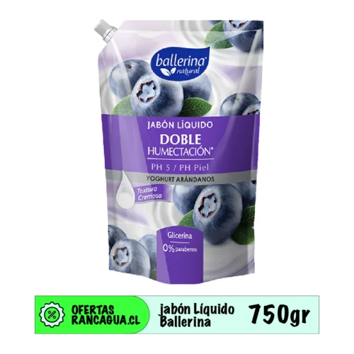 Jabón Liquido Ballerina - Arándanos 750ML