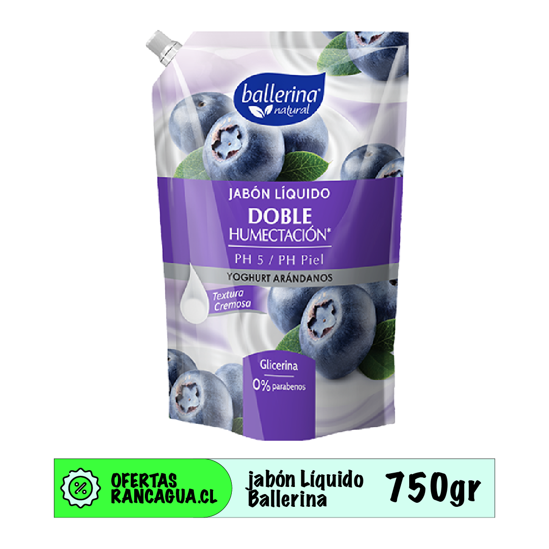 Jabón Liquido Ballerina - Arándanos 750ML