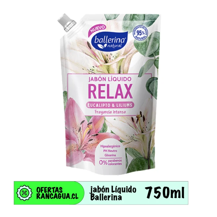 Jabón Liquido Ballerina - Relax 750ML