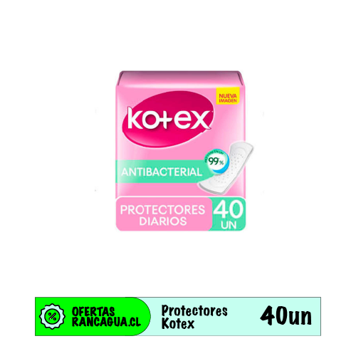 Protector Diario Anti Bacterial - 40 un