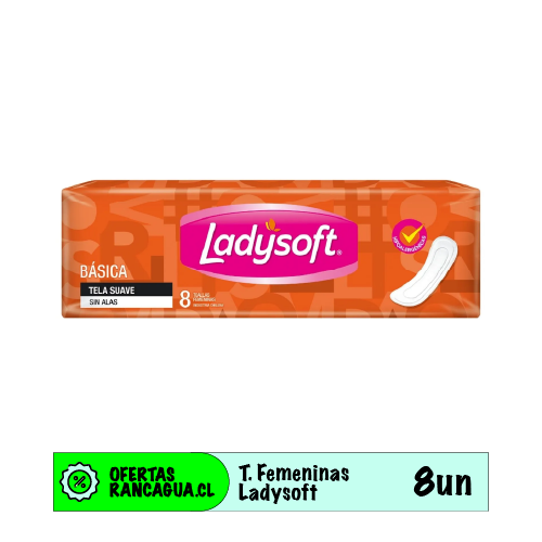 Toallas Higiénicas Ladysoft Sin Alas - 8 un