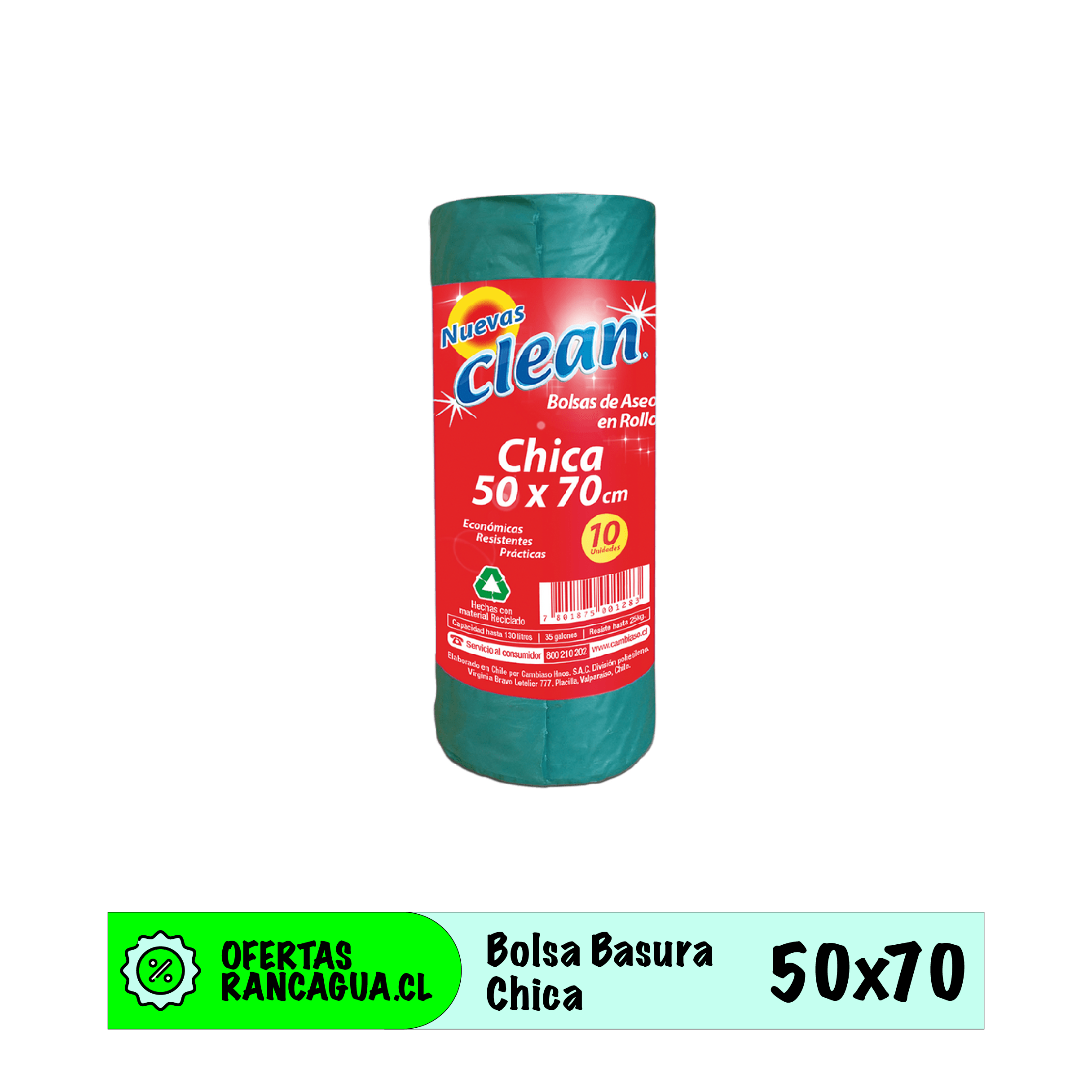Bolsa basura Clean - 50x70