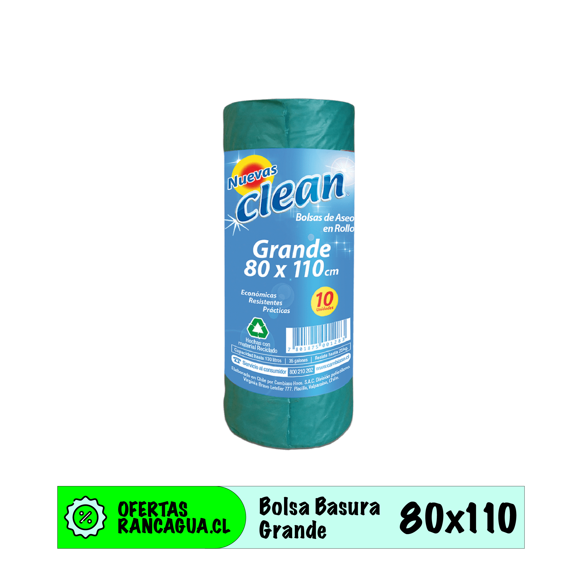 Bolsa basura Clean - 80x110