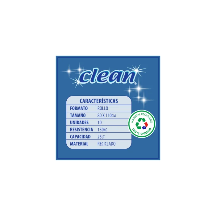 Bolsa basura Clean - 80x110 - Imagen 2