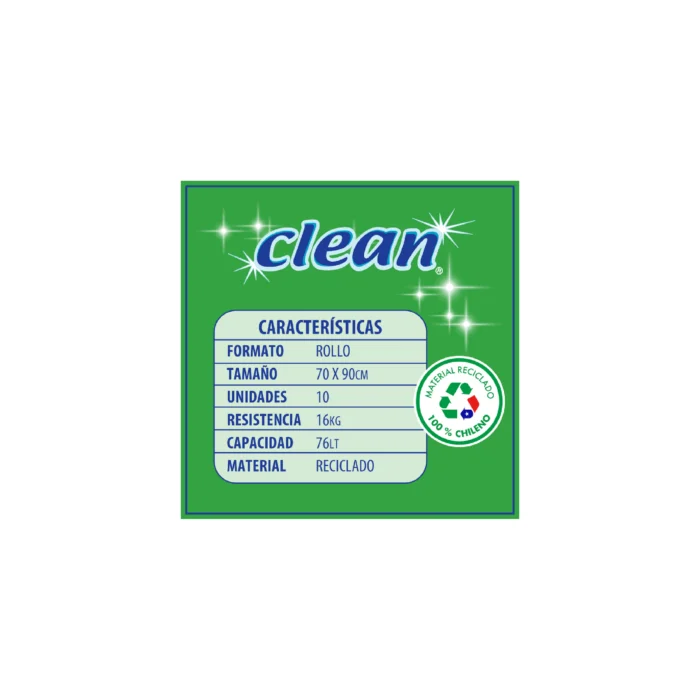 Bolsa basura Clean - 70x90 - Imagen 2