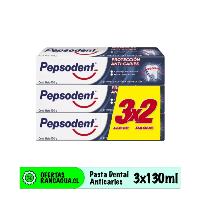 3xPack Pasta de dientes Pepsodent - Anticaries