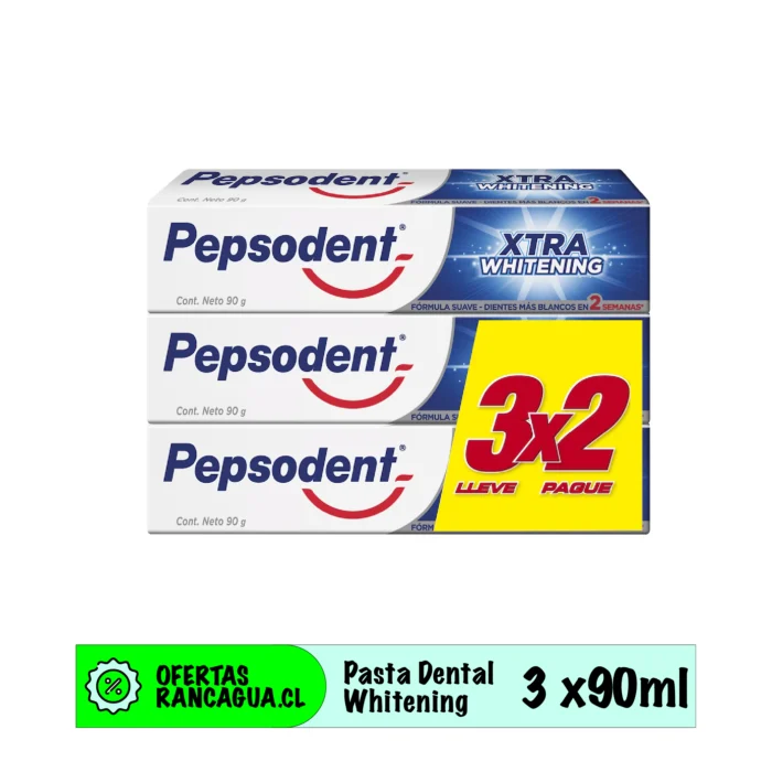 3xPack Pasta de dientes Pepsodent - Whitening