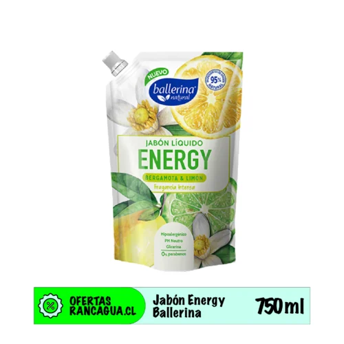 Jabon Energy Ballerina 750ml