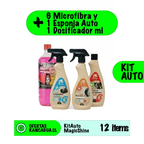 KitAuto Limpieza 12items