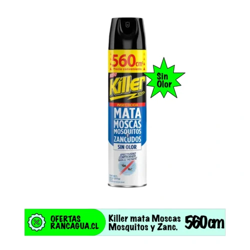 killer mata moscas y zancudos 560cc
