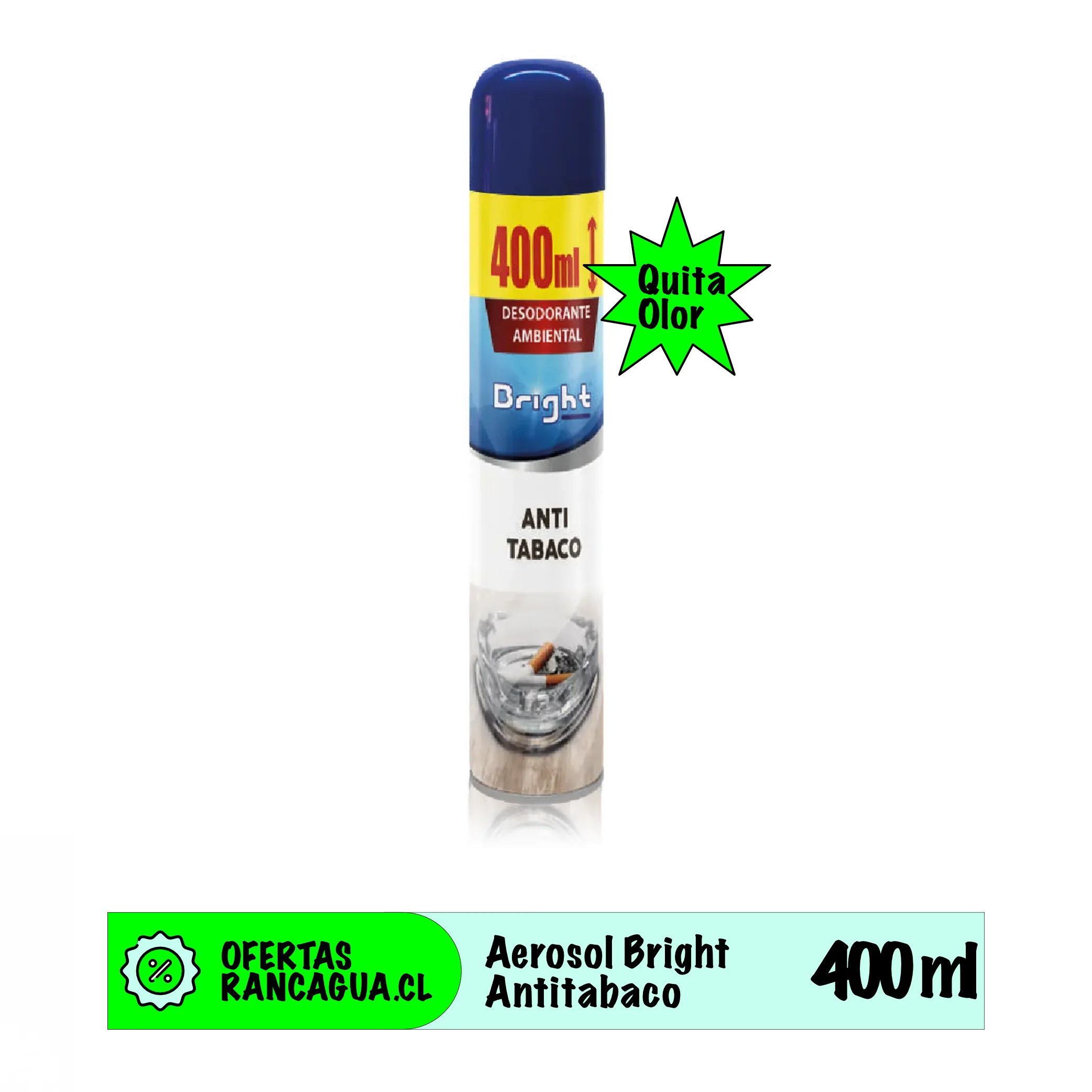 Aerosol Antitabaco 400ml - Quita olor
